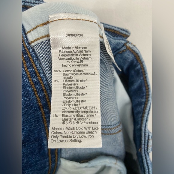 Madewell Tapered Denim Trouser Jeans Blue Size 30 - Picture 8 of 10